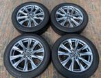 ALS NIEUWE 19” Mazda CX5 velgen + TPMS + 225/55 R19 (6-7 mm), 19 inch, Banden en Velgen, Ophalen of Verzenden, Zomerbanden