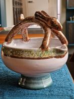 Schenkkannetje Keramiek/Aardewerk Handgreep is een Haas, Antiek en Kunst, Curiosa en Brocante, Ophalen of Verzenden
