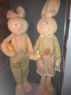 2 grote decoratie konijnen (alleen ophalen, Diversen, Pasen, Ophalen of Verzenden, Zo goed als nieuw
