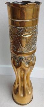 Originele zeldzame 75mm WO1 trench art huls, Ophalen of Verzenden, Landmacht, Hulzen of Bodemvondsten