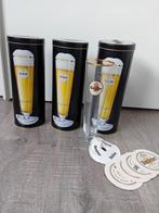 Warsteiner Bierglazen in Blik - Originele Verpakking, Verzamelen, Ophalen of Verzenden, Zo goed als nieuw, Bierglas