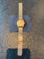 Prachtige Omega Genève ref. 135.041 cal 601, Staal, Ophalen of Verzenden, Omega, Leer