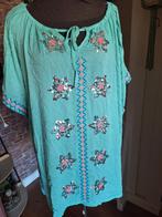 Ibiza boho tuniek maat s m l  aquablauw, Ophalen of Verzenden, Gedragen