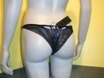 73% korting NIEUWE Parah Brazilian string zwart blauw, Verzenden, Zwart, String