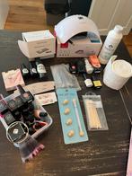 Complete set voor gelnagels met lamp, vanwege stoppen hobby, Sieraden, Tassen en Uiterlijk, Ophalen of Verzenden, Gebruikt, Handen en Nagels
