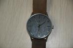 Prachtig heren horloge van Oozoo, zo goed als nieuw!!, Sieraden, Tassen en Uiterlijk, Horloges | Heren, Overige merken, Leer, Staal