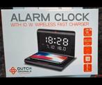 Wekker met telefoonoplader, Witgoed en Apparatuur, Wekkers, Ophalen of Verzenden, Nieuw