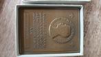 Brozen plaquette rode kruis op naam, Ophalen of Verzenden, Brons, Nederland