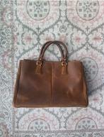 Bloomsbury/Burkely leren handtas bruin, Ophalen of Verzenden, Zo goed als nieuw, Bruin, Handtas