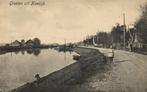 Groeten uit Koedijk. - langs de vaart - ongelopen, Verzamelen, Ansichtkaarten | Nederland, Ophalen of Verzenden, Voor 1920, Ongelopen