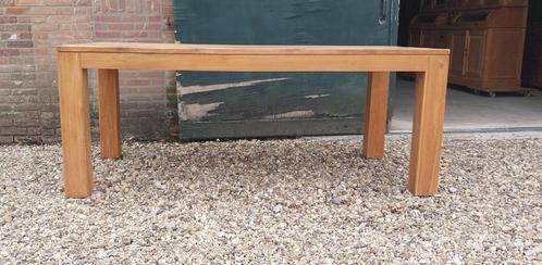 Showroommodel Teak Tuintafel 200 cm, Tuin en Terras, Tuintafels, Zo goed als nieuw, Rechthoekig, Teakhout, Ophalen
