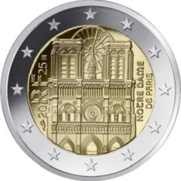 Frankrijk 2 euro 2025 UNC - Notre Dame -, Postzegels en Munten, Munten | Europa | Euromunten, Losse munt, 2 euro, Frankrijk, Ophalen of Verzenden