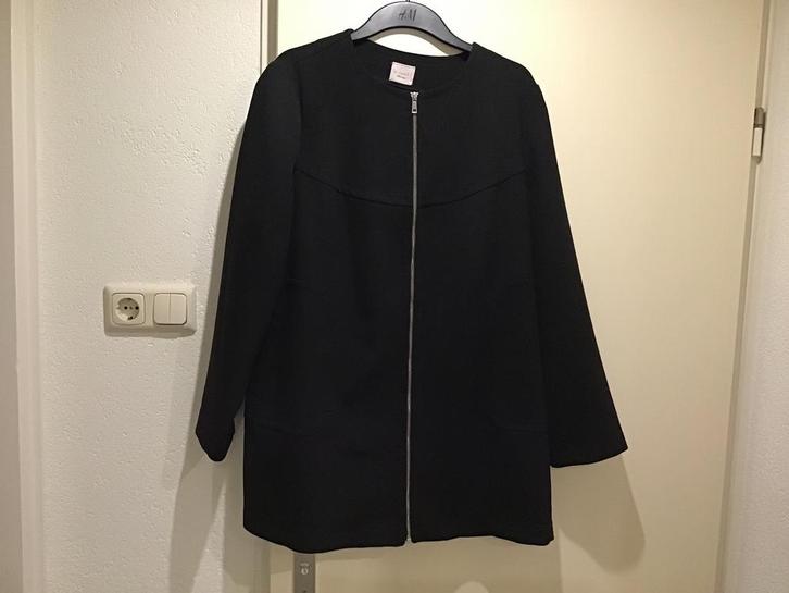 Zgan vest/jas van Paprika maat 2, zwart, Kleding | Dames, Jurken, Zo goed als nieuw, Zwart, Onder de knie, Ophalen of Verzenden