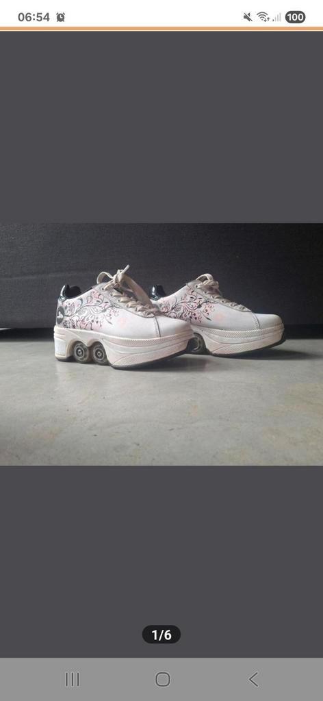 leuke rolschaats schoenen maat 36, Kinderen en Baby's, Speelgoed | Buiten | Rolschaatsen, Gebruikt, Ophalen