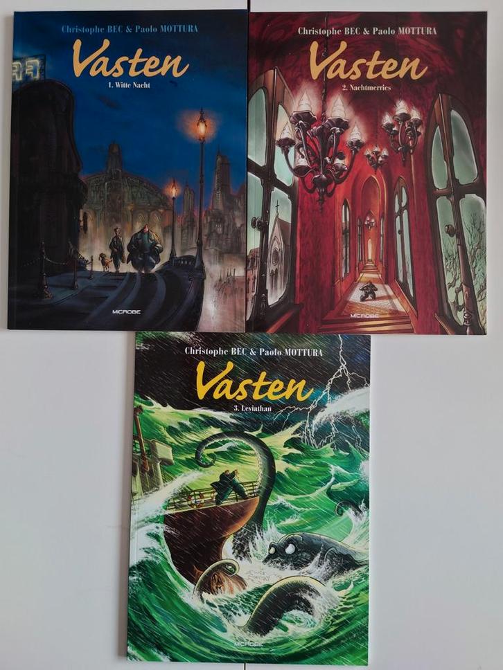 Vasten 1-2-3 sc Microbe - Mooie Stripboeken, Boeken, Stripboeken, Zo goed als nieuw, Meerdere stripboeken, Ophalen of Verzenden