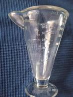 antieke glazen maatbeker of trechter met maatverdeling., Antiek en Kunst, Ophalen of Verzenden