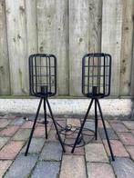 2x staande lamp draad zwart, Ophalen, Gebruikt