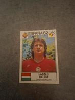 Panini sticker WK 82 Espana. Speler Laszlo Balint Hongarije., Hobby en Vrije tijd, Stickers en Plaatjes, Verzenden, Zo goed als nieuw