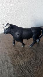Schleich sleich dieren Zwarte Stier Figuur, Verzamelen, Ophalen of Verzenden, Zo goed als nieuw, Dier