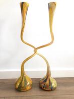 2 Glazen design objecten, glaskunst, Ophalen