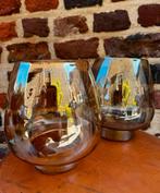 Windlicht kaarshouder  riviera maison  2 stuks, Overige materialen, Bruin, Ophalen of Verzenden, Zo goed als nieuw