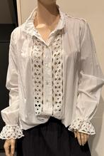 Amaya, witte katoenen blouse maat L, Kleding | Dames, Blouses en Tunieken, Verzenden, Nieuw, Wit