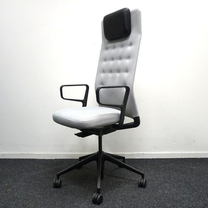 Vitra ID Trim L Bureaustoelen | Lichtgrijs | Showroommodel, Huis en Inrichting, Bureaustoelen, Nieuw, Bureaustoel, Grijs, Ergonomisch