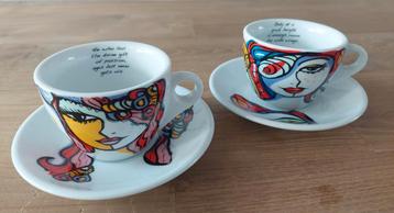 2 kop en schotels Josien Broeren beschikbaar voor biedingen