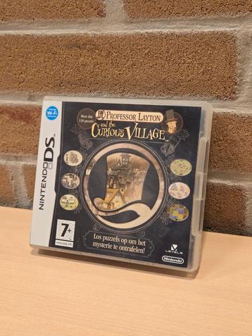 Professor Layton and the Curious Village - Nintendo DS beschikbaar voor biedingen