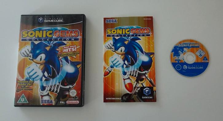 Sonic Gems Collection compleet voor Nintendo GameCube, Spelcomputers en Games, Games | Nintendo GameCube, Zo goed als nieuw, Avontuur en Actie