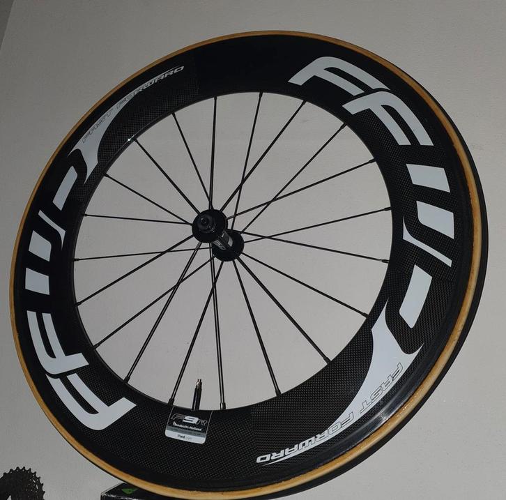 FFWD F9R Fast Forward carbon voorwiel 90 mm = 9 cm, Fietsen en Brommers, Fietsonderdelen, Zo goed als nieuw, Racefiets, Wiel, Ophalen of Verzenden