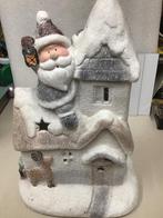 Kersthuisje met Kerstman - Decoratie, Ophalen of Verzenden, Zo goed als nieuw