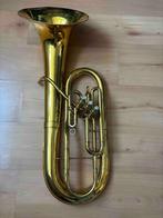 King Bariton Frontbell 3 ventiel, Muziek en Instrumenten, Ophalen, Gebruikt, Bes-tuba