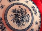 Blue Rose Fine China Japan schaal,doorsnee 26 cm,hoogte 2 cm, Antiek en Kunst, Verzenden