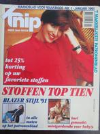 Knipmode januari 1991 vintage mode naaien patronen, Hobby en Vrije tijd, Kledingpatronen, Vrouw, Ophalen of Verzenden, Zo goed als nieuw