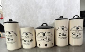 The Artisan Kitchen - 5 voorraadpotten beschikbaar voor biedingen