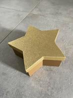 Nieuwe gouden opbergdoos ster, Huis en Inrichting, Woonaccessoires | Krantenbakken en Lectuurbakken, Ophalen of Verzenden, Nieuw