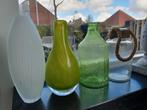 4 Nette weinig gebruikte vaasjes., Ophalen, Overige kleuren, Minder dan 50 cm, Glas