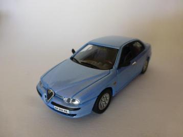 Solido Alfa Romeo 156 blauw in metalen blik beschikbaar voor biedingen