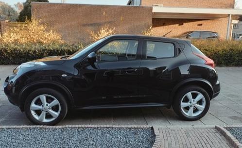 Nissan Juke 1.6 2011 Zwart, clima, Cruise en parkeersensoren, Auto's, Nissan, Particulier, Juke, Benzine, C, SUV of Terreinwagen