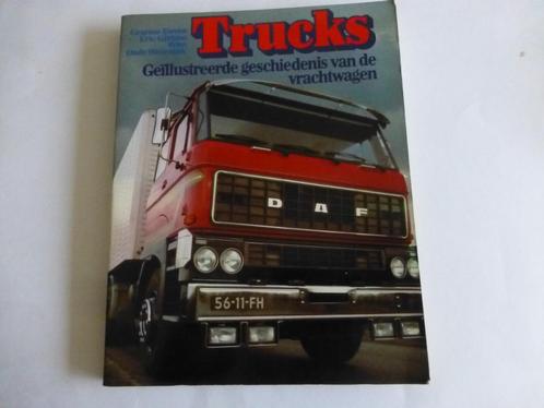 Boek Trucks Geïllustreerde geschiedenis van de vrachtwagen, Boeken, Vervoer en Transport, Zo goed als nieuw, Vrachtwagen, Ophalen of Verzenden