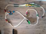 Houten treinbaan, Kinderen en Baby's, Speelgoed | Houten speelgoed, Ophalen of Verzenden, Zo goed als nieuw, Overige typen