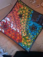 Mozaïek decoratie schaal, Ophalen, Rond, Glas