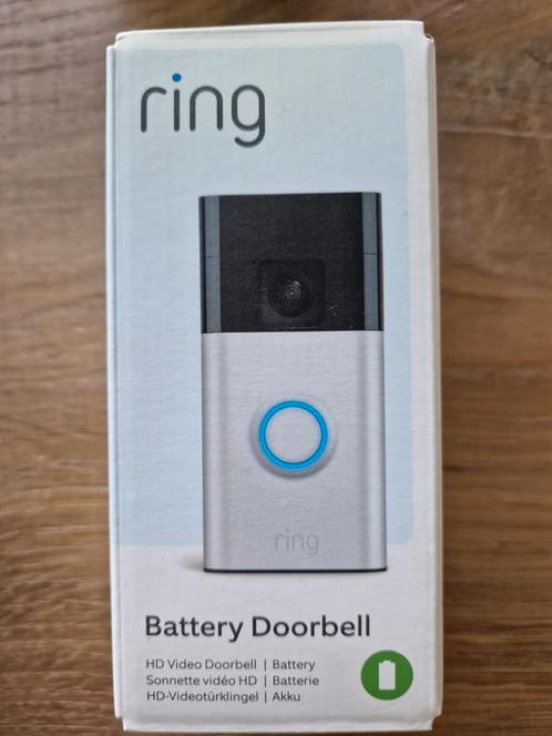 Ring deurbel HD Video (met batterij), Huis en Inrichting, Deurbellen, Nieuw, Ophalen of Verzenden