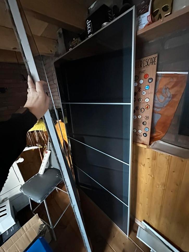 Ikea pax schuifdeuren, Huis en Inrichting, Kasten | Roldeurkasten en Archiefkasten, Zo goed als nieuw, 200 cm of meer, 200 cm of meer