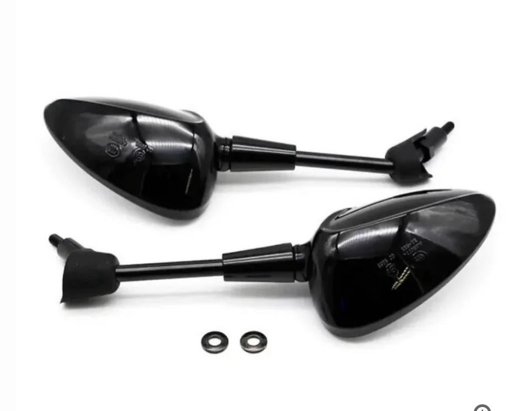 Vespa Sprint spiegels glans zwart (kort model), Ophalen of Verzenden, Nieuw, Overige typen, Vespa