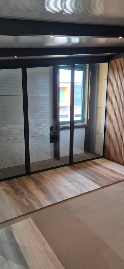 Showroommodel aluminium Veranda - 5x3.5m - 10 Jaar Garantie!, Tuin en Terras, Overkappingen, Zo goed als nieuw, Veranda, Ophalen of Verzenden