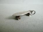 Oude bedel zilver Skateboard, Verzenden, Zilver, Hanger
