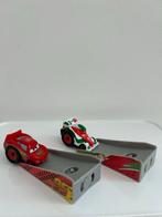 Cars Racebaan Lightning McQueen & Francesco, Handmatig, Ophalen, Overige merken, Racebaan