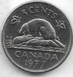 5  cent  1977  Canada. km. 60.1, Ophalen of Verzenden, Losse munt, Noord-Amerika